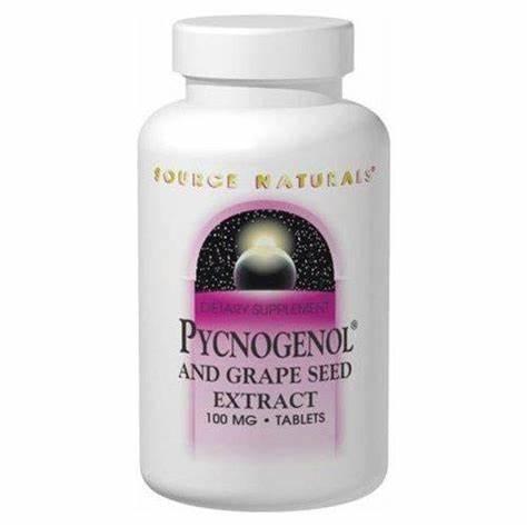 SOURCE NATURALS PYCNOGENOL AND GRAPESEED 100MG 30TB