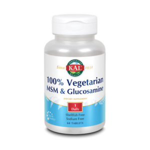 KAL VEGETARIAN MSM & GLUCOSAMINE 60VT