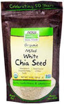 NOW REAL FOOD MILLED WHITE CHIA SEED 10 OZ