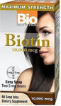 BIO NUTRITION BIOTIN 10000MCG 60 TABS