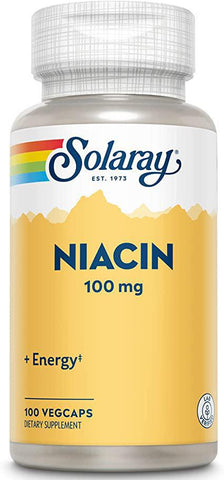 SOLARAY NIACIN 100MG 100VC