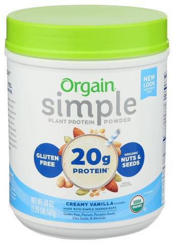 ORGAIN PROTEIN SIMPLE PWDR VNLA