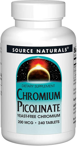 SOURCES NATURALS CHROMIUM PICOLINATE 200 MCG60 TB