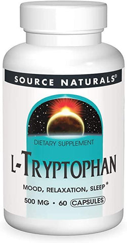 SOURCE NATURALS L TRYPTOPHAN 500MG 60CP