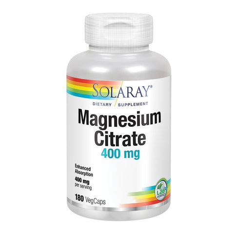 SOLARAY MAGNESIUM CITRATE 400MG