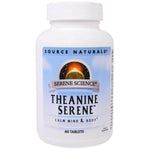 SOURCE NATURALS THEANINE SERENE 60 TABS