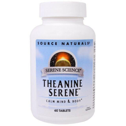 SOURCE NATURALS THEANINE SERENE 60 TABS