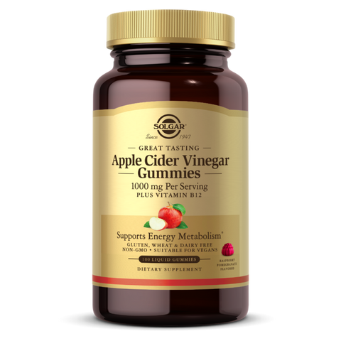 SOLGAR APPLE CIDER VINEGAR GUMMIES 100 GUMMIES