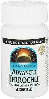 SOURCE NATURALS ADV FERROCHEL 180 TB