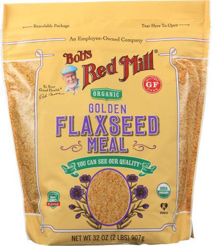 BOBS ORGANIC GOLDEN FLAX SEED MEAL 32OZ