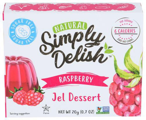 SIMPLY DELISH JEL DESSERT RASBERRY