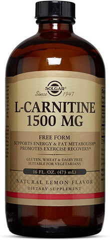 SOLGAR L CARNITINE LEMON LIQ 1500MG 16OZB