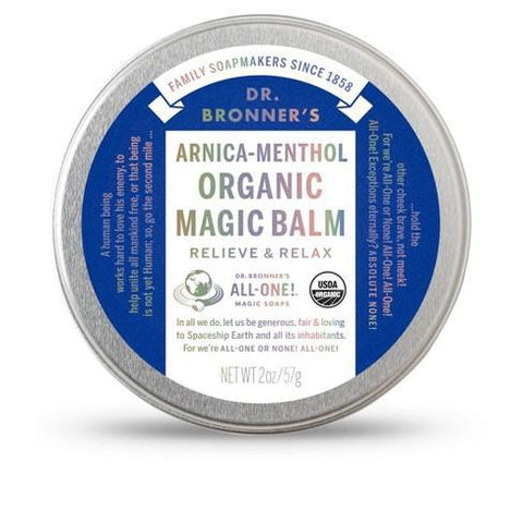 DR BRONNERS ARNICA MENTHOL ORGANIC MAGIC BALM 2 OZ