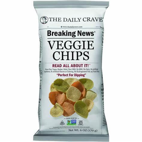 THE DAILY CRAVE VEGGIE CHIP 6OZ