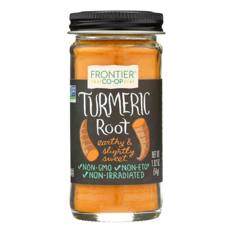 FRONTIER HERBS TUMERIC ROOT GRND ORG 1.76OZ