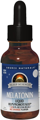 SOURCE NATURALS MELATONIN LIQUID 1MG