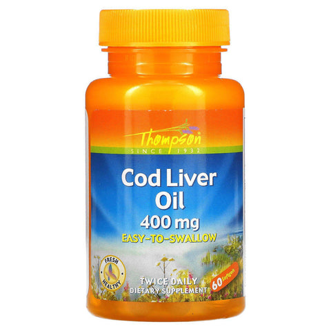 THOMPSON COD LIVER OIL 400MG 60SG