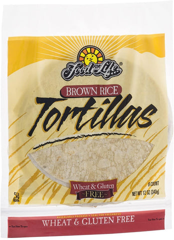 FOOD FOR LIFE TORTILLA BRWN RICE WF GF 12 OZ