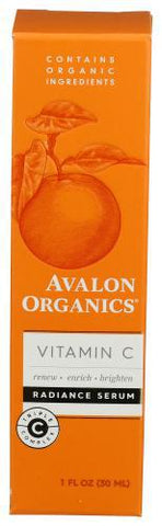 AVALON ORGANICS SERUM RADIANCE 1OZ