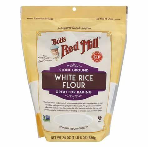 BOBS ORGANIC STONE GROUND WHITE RICE FLOUR
