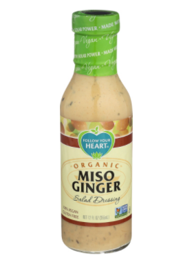 FOLLOW YOUR HEART MISO GINGER DRESSING 12OZ