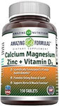 AMAZING CALCIUM MAGNESIUM ZINC + D3 150 TABS