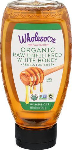 WHOLESOME HONEY RAW UNFILTERED 16OZ