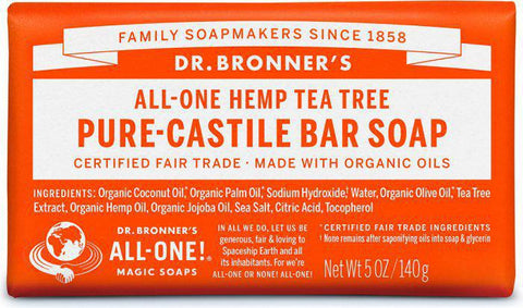 DR BRONNER SOAP BAR TEA TREE