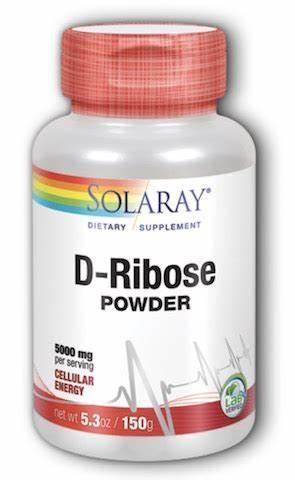 SOLARAY D RIBOSE POWDER 5000MG 5.3OZ