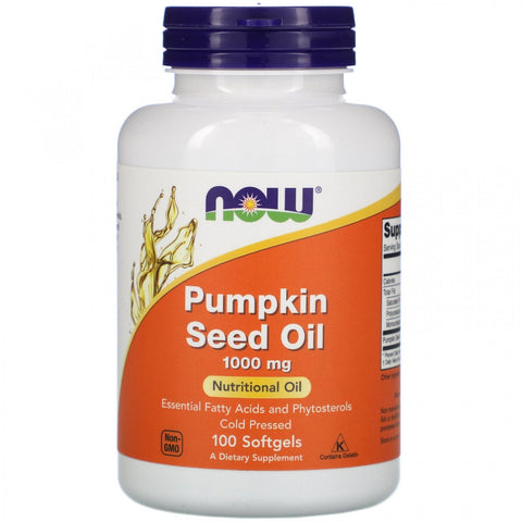 NOW REAL FOODS PUMPKIN SEED OIL 1000MG 100SG