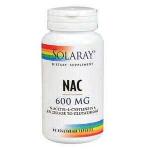 SOLARAY NAC 600MG 60 VEG CAPS