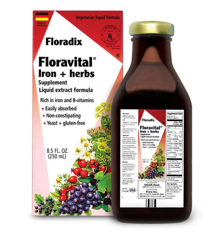 FLORAVITAL IRON-HRBS 8.OZ