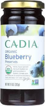 CADIA PRESERVE BLUEBERRY ORG 11OZ